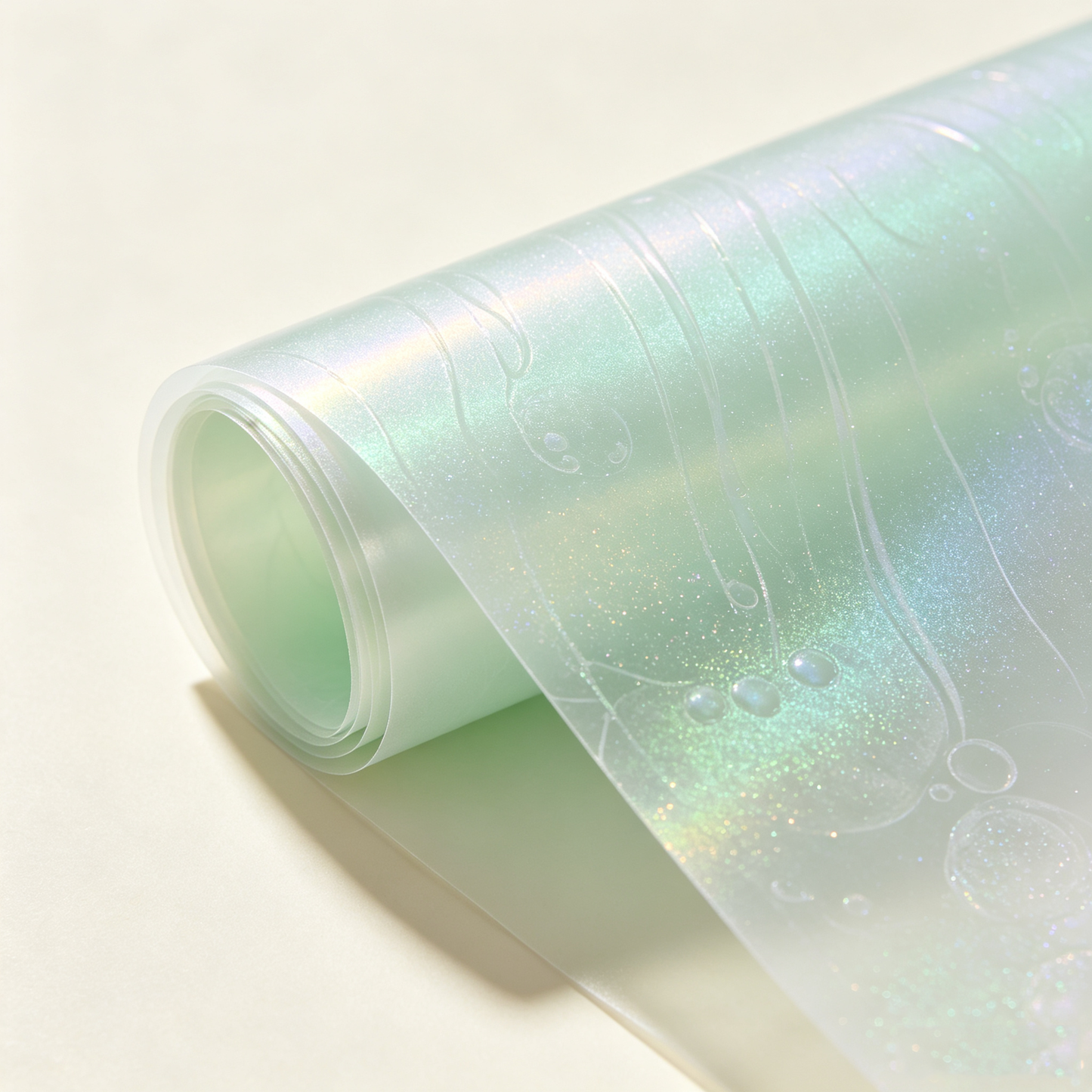 Green Holographic Wrapping Film