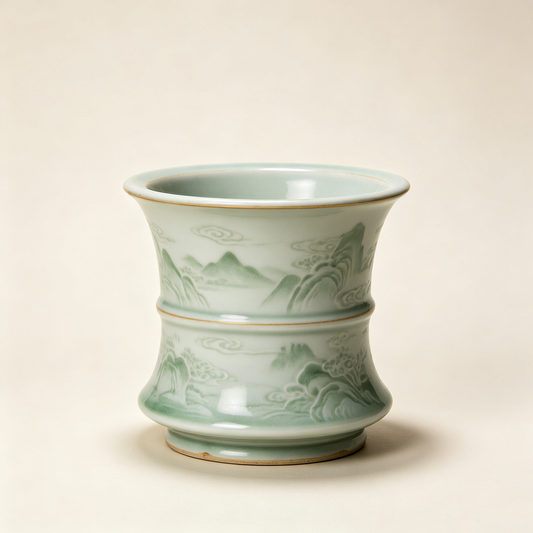 Celadon Landscape Cloud Planter